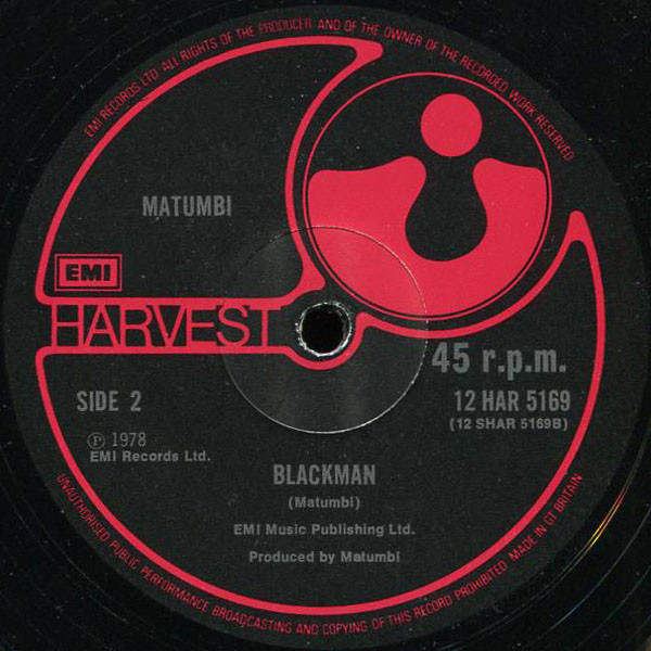 Matumbi - Empire Road | Harvest (12 HAR 5169) - 4