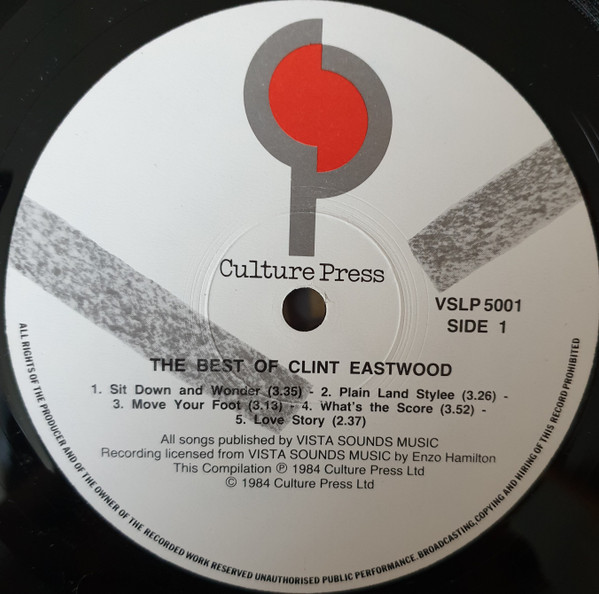 Clint Eastwood - The Best Of Clint Eastwood | Culture Press (VSLP 5001) - 3