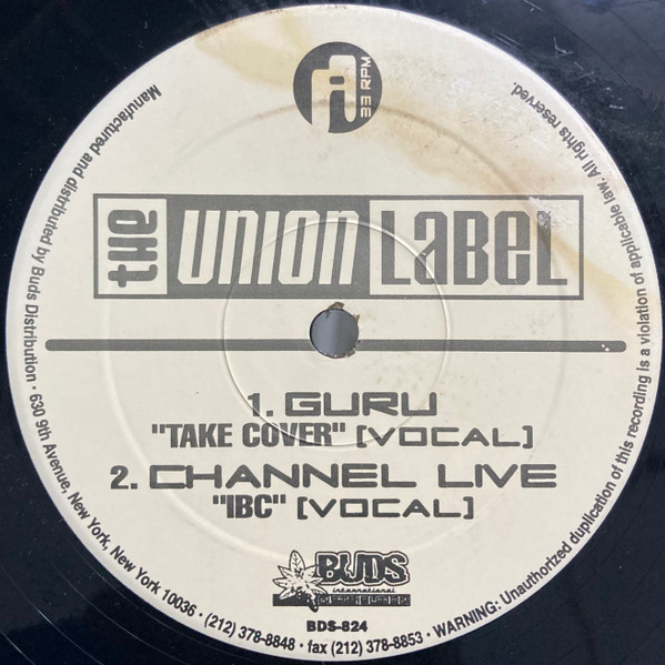 Guru / Channel Live - Organized Rhymes Volume 1 | The Union Label (BDS-824) - 3 Guru / Channel Live - Organized Rhymes Volume 1 | The Union Label (BDS-824) - 3