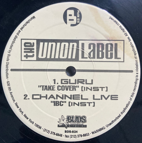 Guru / Channel Live - Organized Rhymes Volume 1 | The Union Label (BDS-824) - 4 Guru / Channel Live - Organized Rhymes Volume 1 | The Union Label (BDS-824) - 4