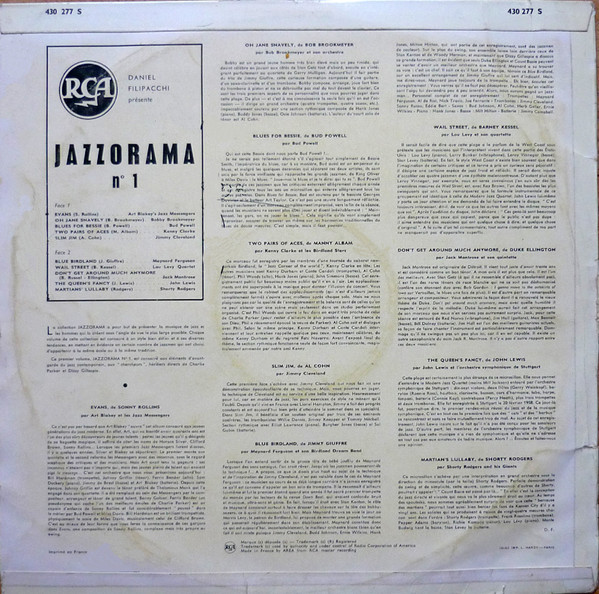 Various - Jazzorama N°1 | RCA (430 277 S) - 2