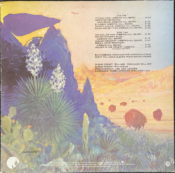 ZZ Top - Tejas | Warner Bros. Records (BSK 3272) - 2