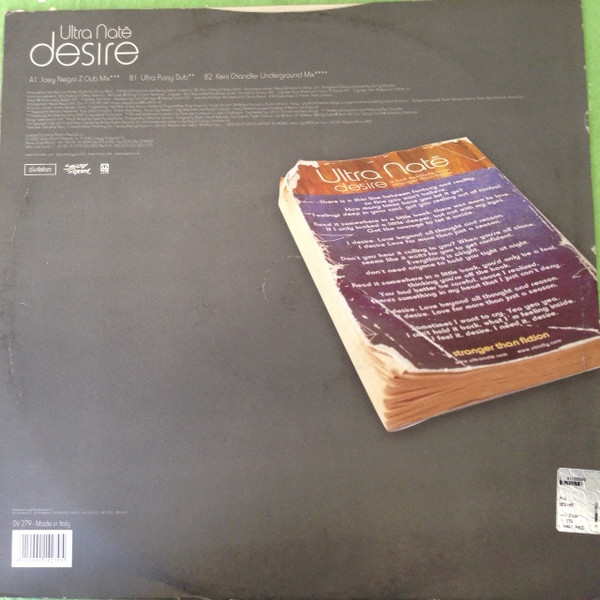 Ultra Naté - Desire (Disc 2) | D:vision Records (DV 279) - 2