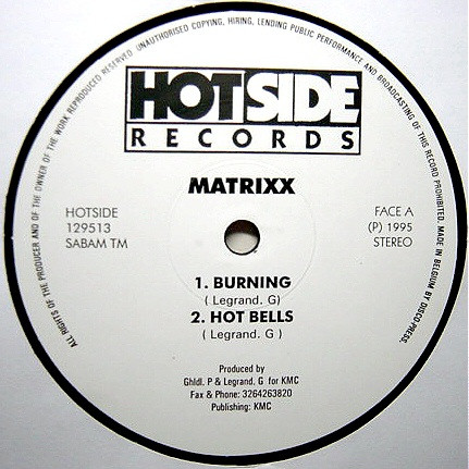 Matrixx - Burning | Hotside Records (HOTSIDE 129513) - main