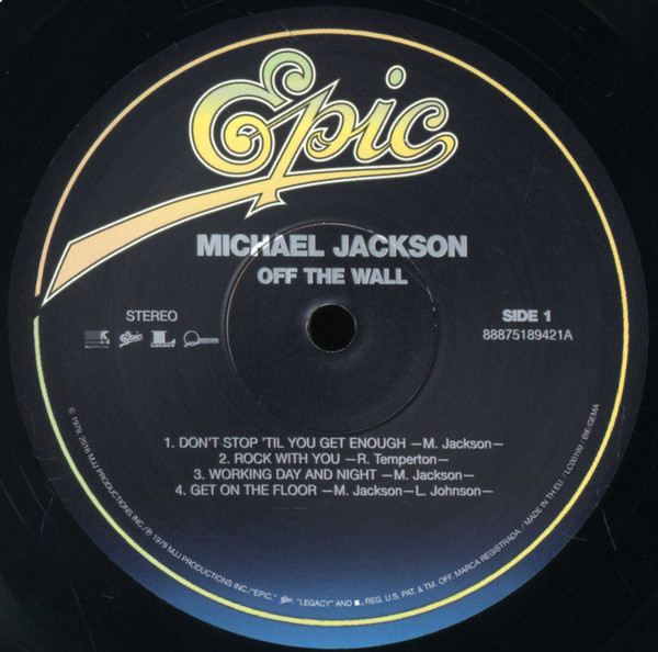 Michael Jackson - Off The Wall | Epic (88875189421) - 3