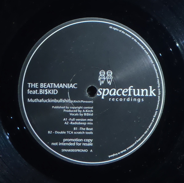 The Beatmaniac - Muthafuckinbullshit | Spacefunk Recordings (SPANK005PROMO) - main The Beatmaniac - Muthafuckinbullshit | Spacefunk Recordings (SPANK005PROMO) - main
