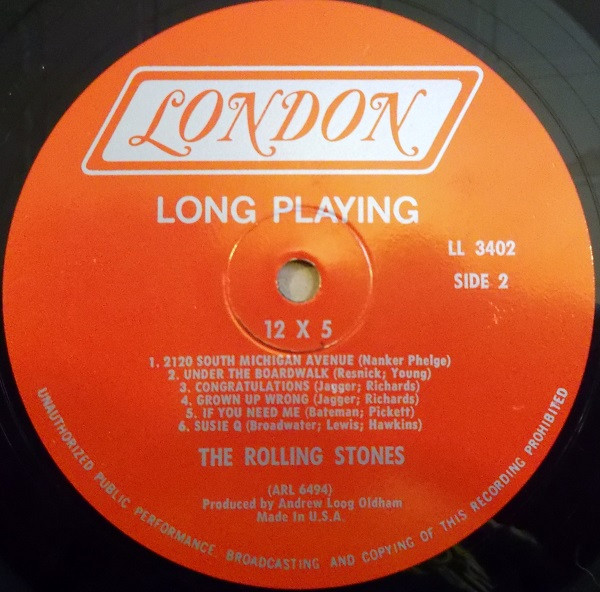 The Rolling Stones - 12 X 5 | London Records (LL 3402) - 4