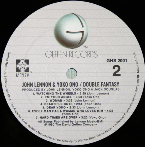 John Lennon & Yoko Ono - Double Fantasy | Geffen Records (GHS 2001) - 4 John Lennon & Yoko Ono - Double Fantasy | Geffen Records (GHS 2001) - 4