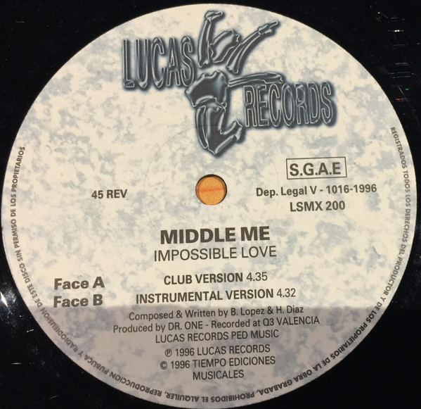 Middle Me - Impossible Love | Lucas Records (LSMX-200) - 4