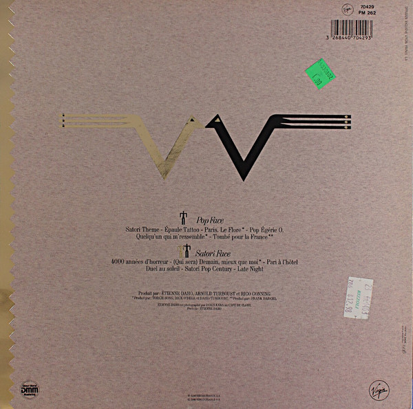 Etienne Daho - Pop Satori | Virgin (70429) - 2