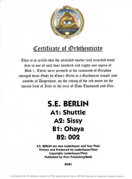 Sun Electric - Untitled | Badorb.com (BOB1) - 4