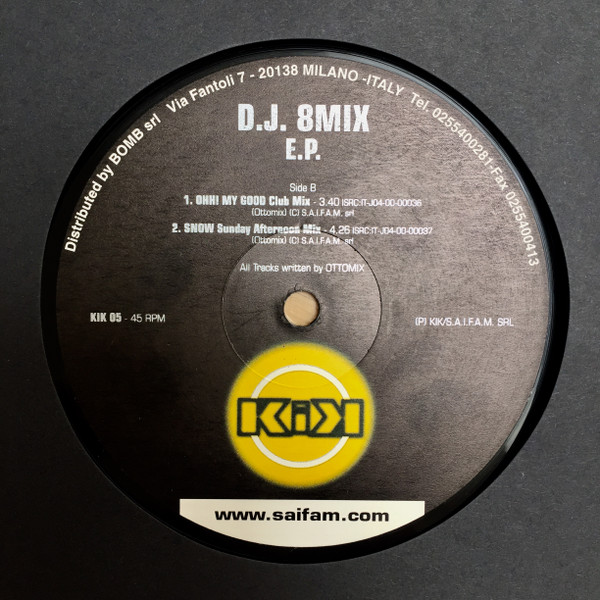 8 Mix - E.P. | KIK (KIK 005) - 2