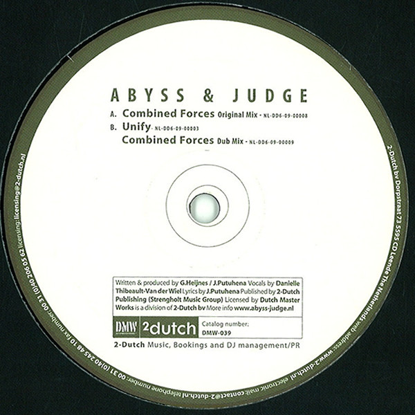 Abyss & Judge - Combined Forces | Dutch Master Works (DMW-039)