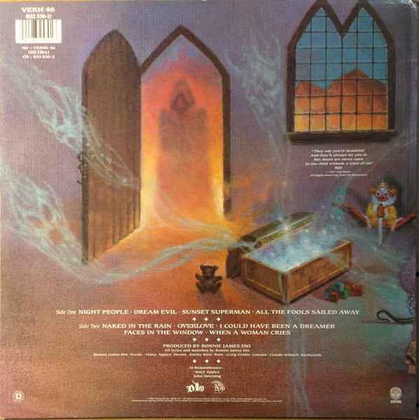 Dio - Dream Evil | Vertigo (VERH 46) - 2