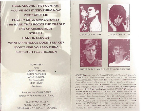 The Smiths - The Smiths | Rough Trade (ROUGH C 61) The Smiths - The Smiths | Rough Trade (ROUGH C 61)