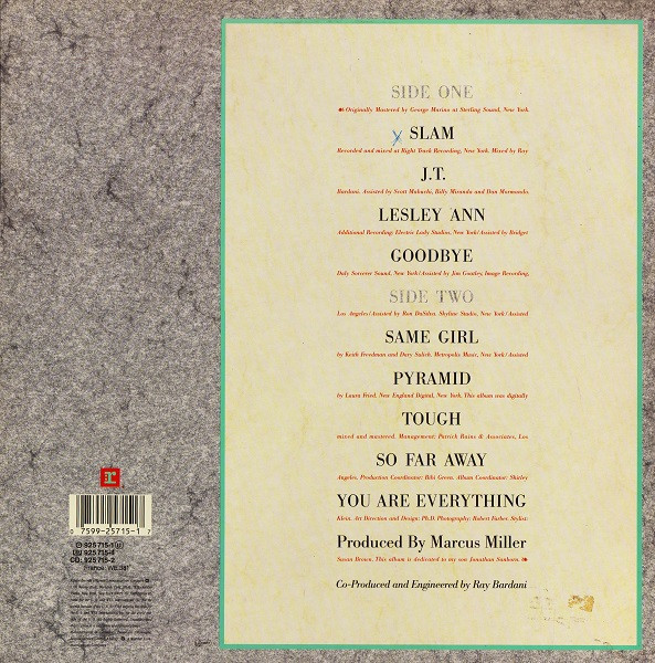 David Sanborn - Close-Up | Reprise Records (925 715-1) - 2 David Sanborn - Close-Up | Reprise Records (925 715-1) - 2