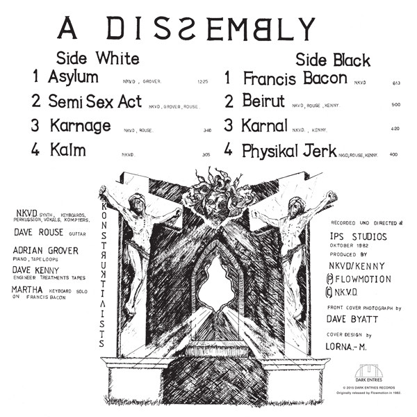 Konstruktivists - A Dissembly | Dark Entries (DE-110) - 2 Konstruktivists - A Dissembly | Dark Entries (DE-110) - 2