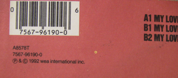 En Vogue - My Lovin | EastWest Records America (A8578T) - 3