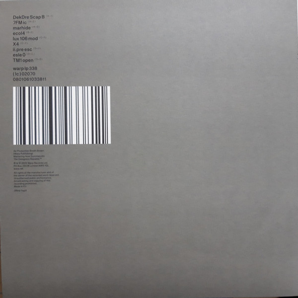 Autechre - PLUS | Warp Records (warp lp 338) - 2