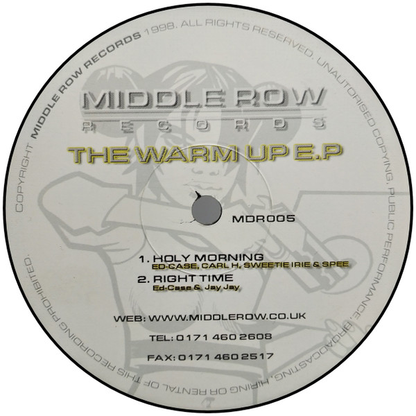 Various - The Warm Up E.P | Middlerow Records (MDR005)