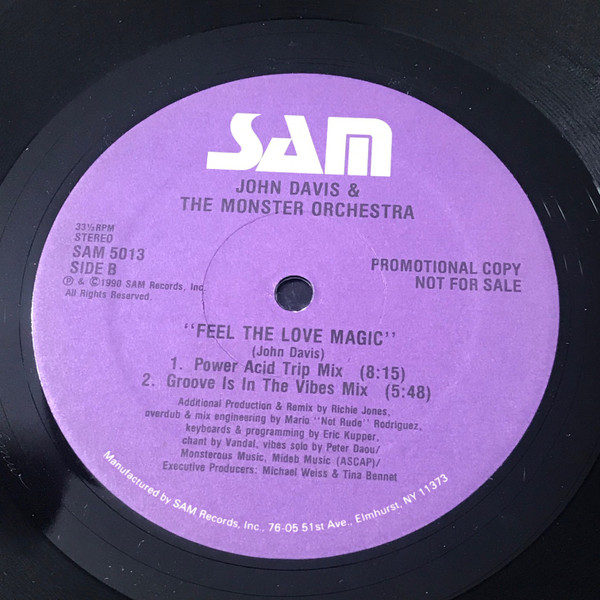 John Davis & The Monster Orchestra - Feel The Love Magic | Sam Records (SAM 5013) - 2