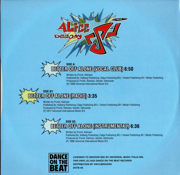 Alice Deejay - Better Off Alone | Dance On The Beat (DOTB-09) - 2