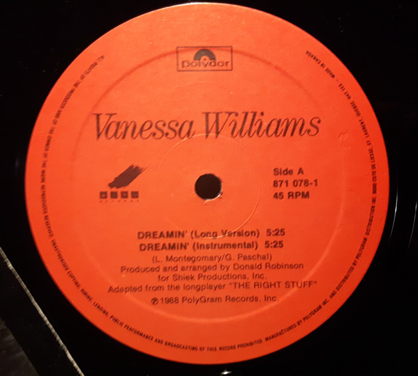 Vanessa Williams - Dreamin' / (He's Got) The Look | Polydor (871 078-1)