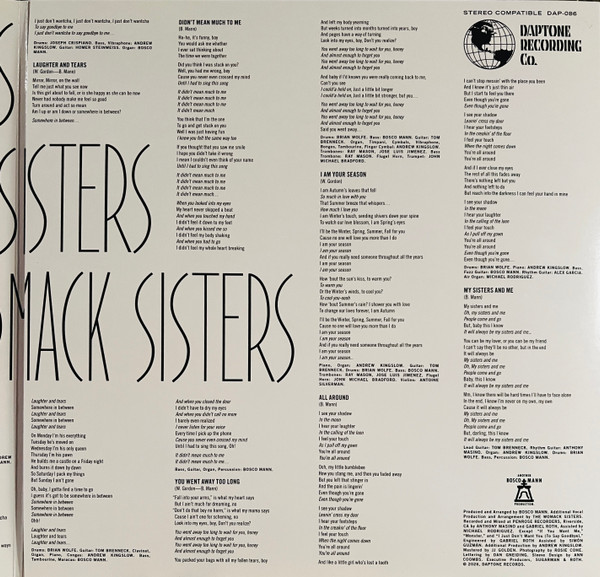 The Womack Sisters - The Womack Sisters (Std Edition) | Daptone Records (DAP-086) - 4