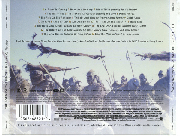 Howard Shore - The Lord Of The Rings: The Return Of The King | Reprise Records (CDW 48521) - 2