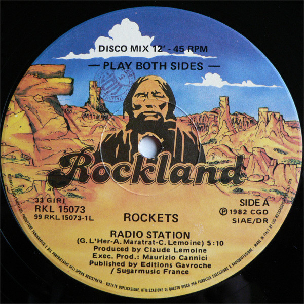 Rockets - Radio Station / Star Vision | Rockland Records (RKL 15073) - 4 Rockets - Radio Station / Star Vision | Rockland Records (RKL 15073) - 4