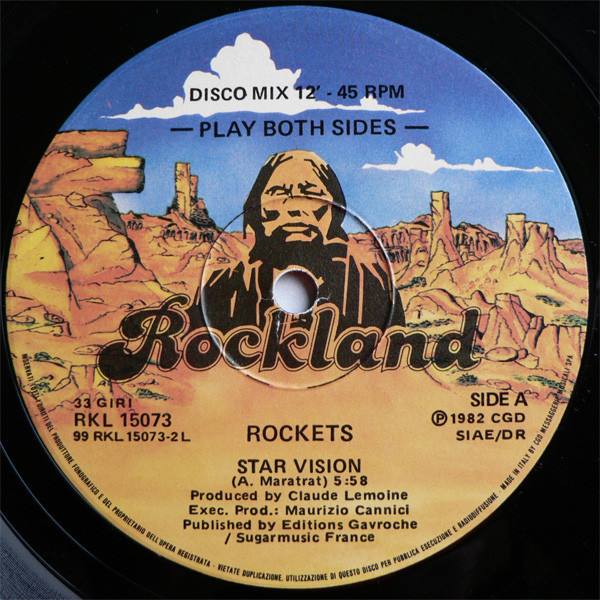 Rockets - Radio Station / Star Vision | Rockland Records (RKL 15073) - 3 Rockets - Radio Station / Star Vision | Rockland Records (RKL 15073) - 3