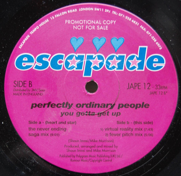 Perfectly Ordinary People - You Gotta Get Up | Escapade (JAPE 12)