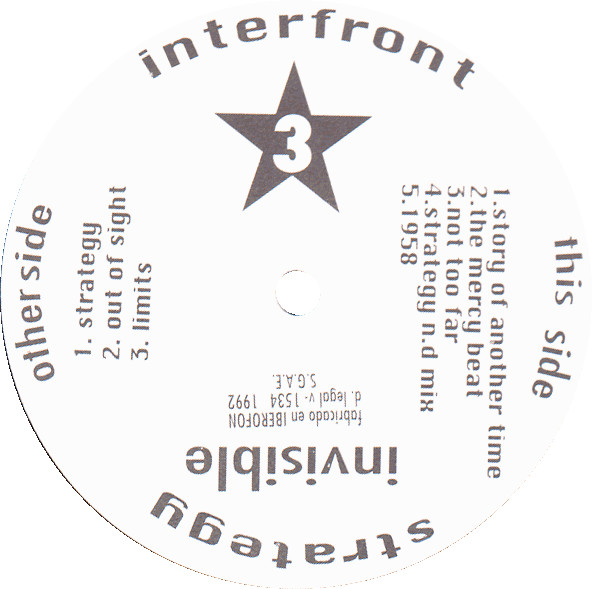 Interfront - Strategy | Invisible Records (MEGA-STRATEGY) - 4