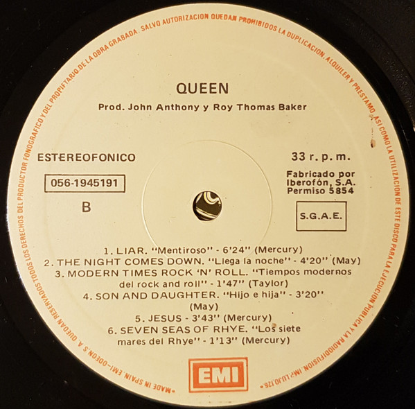 Queen - Queen | EMI (056 19 4519 1) - 4 Queen - Queen | EMI (056 19 4519 1) - 4