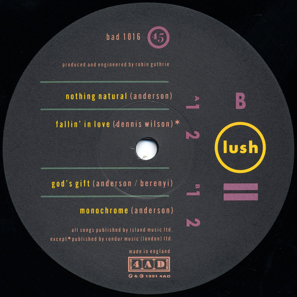 Lush - Black Spring | 4AD (BAD 1016) - 4