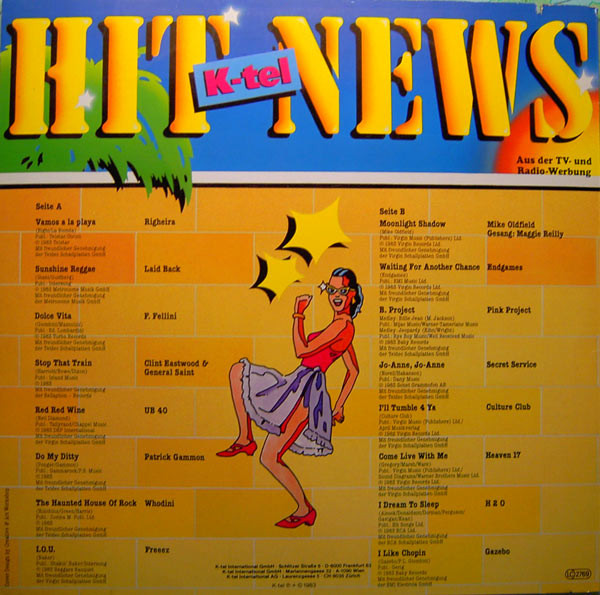 Various - Hit-News | K-Tel (TG 1465) - 2