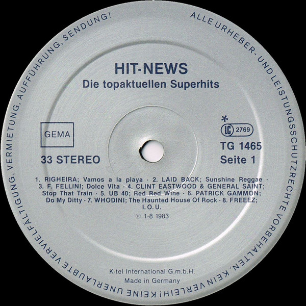 Various - Hit-News | K-Tel (TG 1465) - 3