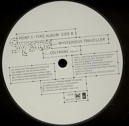 System 7 - Point 3 - Fire Album | Butterfly Records (BFLLA11) - 4