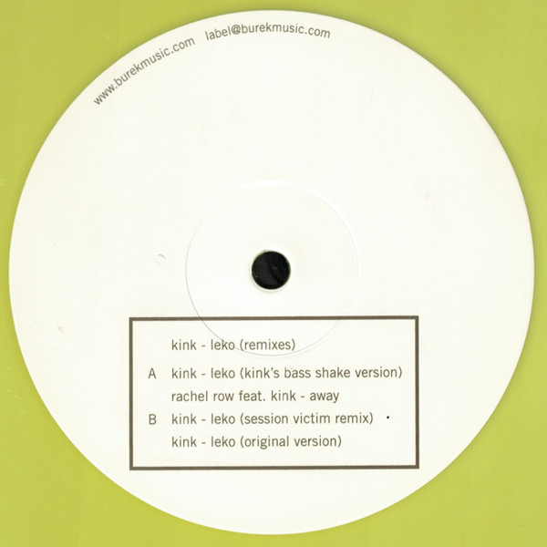 KiNK , Rachel Row - Leko (Remixes) | Burek (BRK 017)