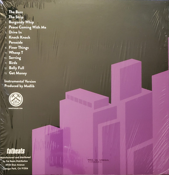 Madlib - Bad Neighbor Beats | Bang Ya Head (BYH012-INST) - 3