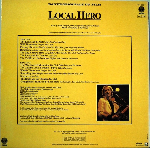 Mark Knopfler - Local Hero | Vertigo (811 038-1) - 2