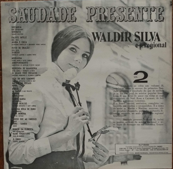 Waldir Silva - Saudade Presente - Vol. 2 | Beverly (BLP 80.093) - 2
