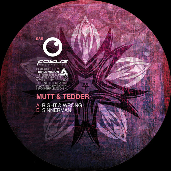 Mutt & Tedder - Sinnerman EP | Fokuz Recordings (FOKUZ086) - main