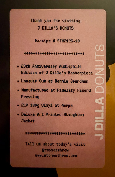 J Dilla - Donuts | Stones Throw Records (STH2126-10) - 3 J Dilla - Donuts | Stones Throw Records (STH2126-10) - 3