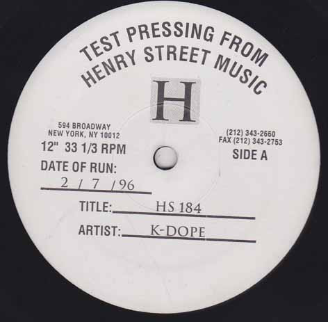 K-Dope - Bucketbootleg | Henry Street Music (HS 184)