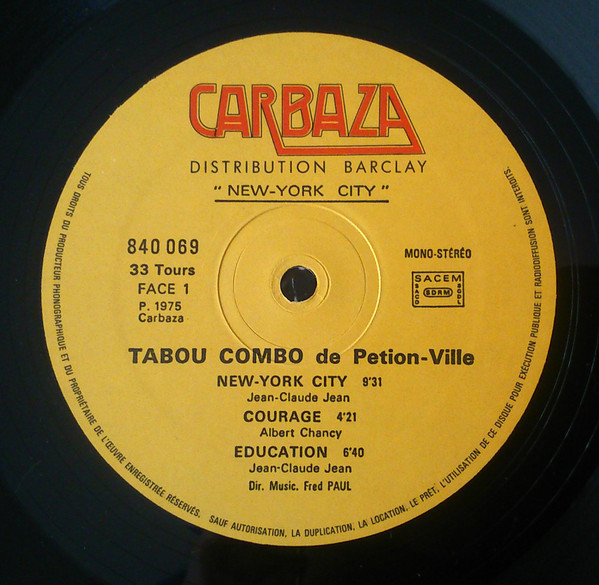 Tabou Combo - New York City (8th Sacrement) | Carbaza (840 069) - 4