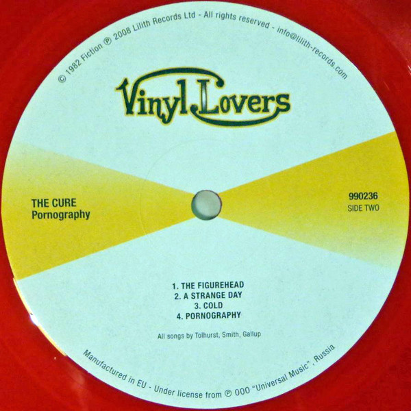 The Cure - Pornography | Vinyl Lovers (990236) - 4 The Cure - Pornography | Vinyl Lovers (990236) - 4