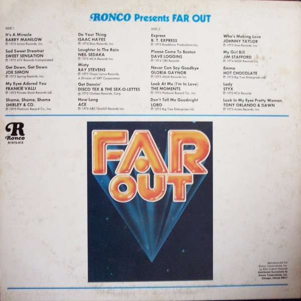 Various - Far Out | Ronco (R 1975-915)