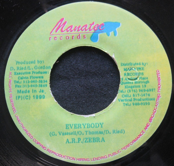 A.R.P. , Zebra - Everybody | Manatee Records (none)