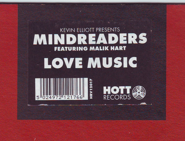 Mind Readers Featuring Malik Hart - Love Music | Hott Records (HRV12017) Mind Readers Featuring Malik Hart - Love Music | Hott Records (HRV12017)